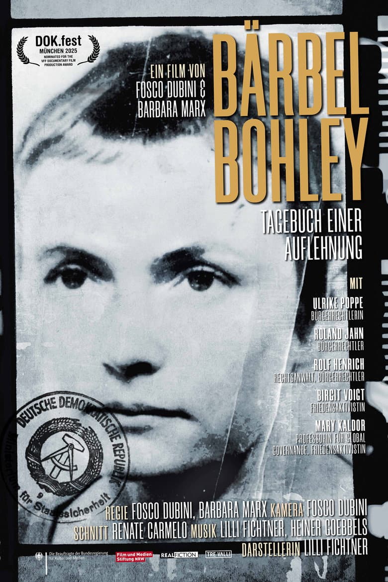 Filmcover von Bärbel Bohley - Tagebuch einer Auflehnung